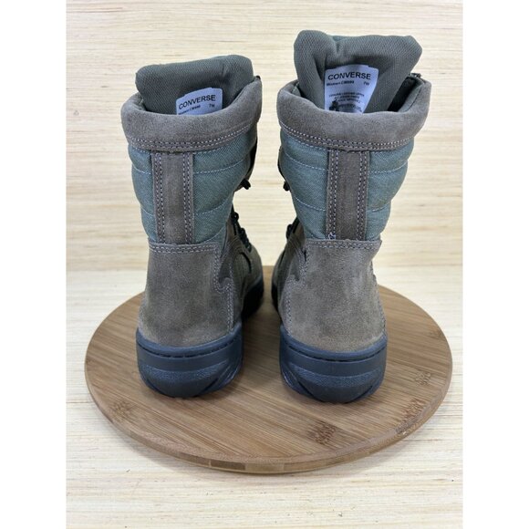 Converse Green Military Soft Toe Combat Boots Womens Size 7 - Picture 4 of 8